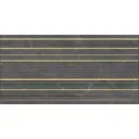 Керамическая плитка Olimpus Race Декор чёрный 25x50.