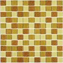 Декоративная мозайка Bonaparte Shine Gold 4*25*25 300*300 30x30см цвет жёлтый