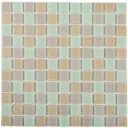 Мозаика Агат Nice 3.5 стекло 30x30см цвет разноцветный