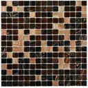 Мозаика Агат Nova 4 стекло 32.70x32.70см цвет коричневый