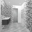 Керамогранит Керамин Тренд 7П 40x40 40x40см 1.76 м² цвет белый, цена за упаковку