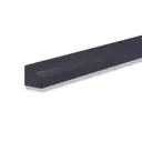 Плинтус Бордюр Акриловый для Ванной Комнаты Пару Палок Антрацит R12 12x12x1800