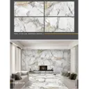 Керамогранит One touch Venice 17280 80x160см 2.56 м² цвет белый с серыми и коричневыми прожилками, цена за упаковку