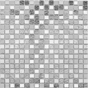 Декоративная мозаика Starmosaic X15 mix inox 1237004 30x30см цвет Серый, серебристый