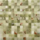 Декоративная мозаика Starmosaic Green onyx 1236606 30.5x30.5см цвет Зеленый