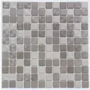 Декоративная мозаика Nsmosaic Pp2323-19 NS08PL0111 30x30см цвет Серый, серебристый