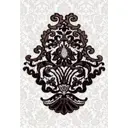 Панно Керамин Органза CDB00000534 27.50x40см черный