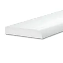 Плинтус бордюр акриловый для Ванной Комнаты Радиус R12 12x100x1800 супер белый