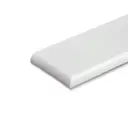 Плинтус бордюр акриловый для Ванной Комнаты Радиус R12 12x60x900 Левый супер белый