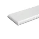 Плинтус бордюр акриловый для Ванной Комнаты Радиус R12 12x50x900 Правый супер белый