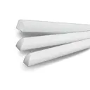 Набор акриловых плинтус бордюров для ванной комнаты 1800x25-1шт 750x25-2 шт радиус R12 белый глянец