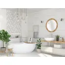 Декор плиточный настенный Azori Hygge 588212001ekb 31.5x63см цвет белый