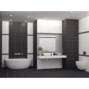 Настенная плитка Azori Дефиле 502191201prm 20.1x50.5см цвет белый