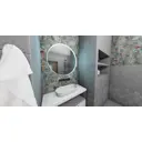 Настенная плитка Керамин Тефра 00-003052prm 25x75см цвет серый, цена за упаковку