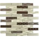 Декоративная мозаика Bonaparte Optima brown 30x30см цвет Коричневый