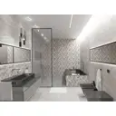 Декор Kerlife 1396tmn Torino 31.50x63 см, цвет Серый/серебристый