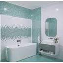Плитка настенная Azori Calypso 00-00001243ufa, 20.10x50.50 см, цвет бирюзовый