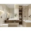 Плитка настенная Azori Veneziano 509461101ufa, 20.10x50.50 см, цвет кремовый, голубой