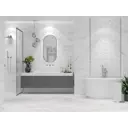 Плитка настенная Azori Alpi 508801201ufa, 20.10x50.50 см, цвет белый