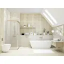 Декор плиточный настенный Eletto ceramica 587662002ufa 25.1x70.9см цвет бежевый, золотой