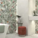 Плитка настенная Керамин Тефра 00-002875ufa, 25x75 см, 1.69 м2 цвет серый, зеленый