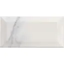 Керамическая плитка Modern ceramics Metro Marble Bianco 7.5x15см цвет бежевый