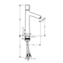Смеситель для раковины Hansgrohe Talis 72044000