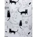 Шторка для ванной комнаты Bath Plus Little black cat CH-12256, 180x180 см