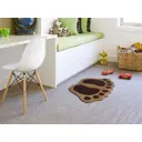 Коврик для ванной Shahintex Лапки Microfiber 703762 60x40 см