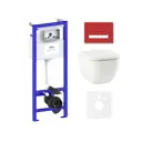 Комплект инсталляции с унитазом Lavinia Boho One Compacto 75110070 клавиша смыва