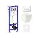Комплект инсталляции с унитазом Lavinia Boho One Compacto 75110084 клавиша смыва