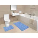 Набор ковриков Shahintex РР 810536 60x100+60x50 см цвет голубой