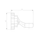 Держатель ручной лейки Milacio MC.003.BR, бронза