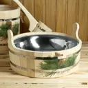 Набор для бани Ковш 0.8л Запарник 9л Шайка 10л (УФ)