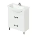 Тумба с раковиной напольная Итана Анкона 75 750x440x860 Белый