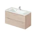 Тумба с раковиной подвесная Итана Мишель 100 1000x440x560 Сосна