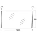 Зеркало без подсветки Jacob Delafon EB1838RU-P13 65x120см