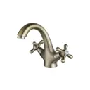 Смеситель для раковины Diadonna D82-110314Q двухвентильный цвет Бронза