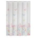 Штора для ванных комнат Ridder Papillon полупрозрачный/цветной 180x200см