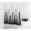 Штора для ванных комнат Ridder Skyline серый 180x200см