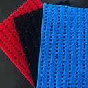 Коврик противоскользящий для душевой AKO Safe and Soft синий 120x70см