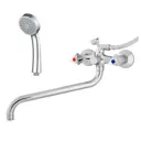 Смеситель для ванны Melodia Della Vita Dinatro Rus MDV40141R двухвентильный цвет хром