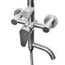 Душевая стойка Wisent W3502 со смесителем 3 режима цвет сатин