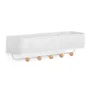 Полка-органайзер Estique 1004245-660 9x32см цвет белый