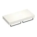 Столешница в ванну Wellsee Genuine Tree 162002004 1000 х 500 х 100мм цвет белый
