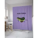 Шторка для ванной комнаты JoyArty sc_385270 200x180см цвет фиолетовый