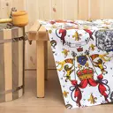 Простыня банная Этель Настоящий мужчина 150x180 см, вафля