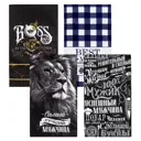 Набор полотенец кухонный Доляна Mens 35x60 см 4 шт