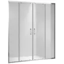 Душевая дверь Gemy Victoria S30192E раздвижная прозрачная 190x140см