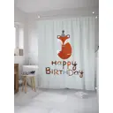 Шторка для ванной комнаты JoyArty sc_34293 200x180см цвет оранжевый медный